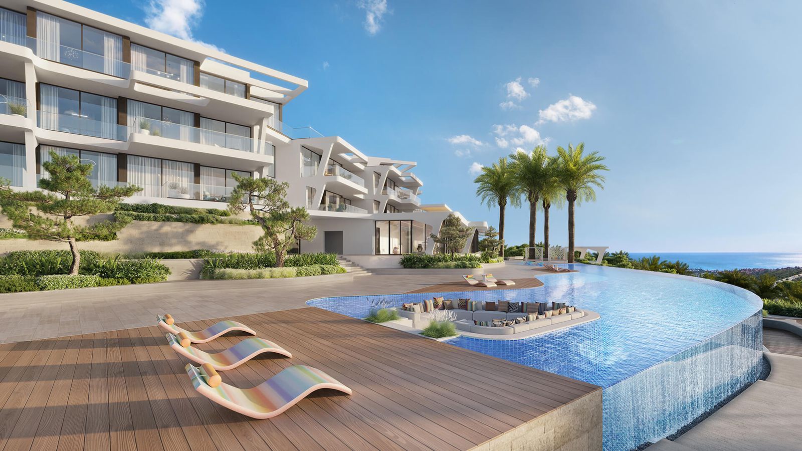 02 modern property infinity pool